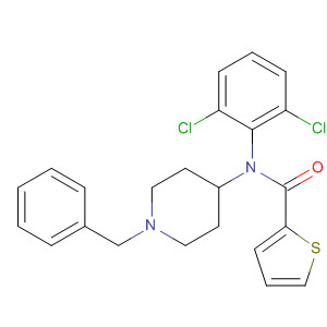 497240-14-9  2-Thiophenecarboxamide,N-(2,6-dichlorophenyl)-N-[1-(phenylmethyl)-4-piperidinyl]-