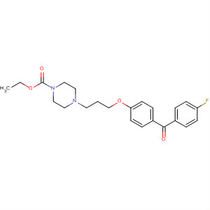 497253-37-9  1-Piperazinecarboxylic acid, 4-[3-[4-(4-fluorobenzoyl)phenoxy]propyl]-,ethyl ester