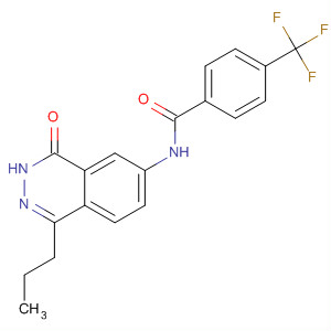 497255-28-4  Benzamide,N-(3,4-dihydro-4-oxo-1-propyl-6-phthalazinyl)-4-(trifluoromethyl)-
