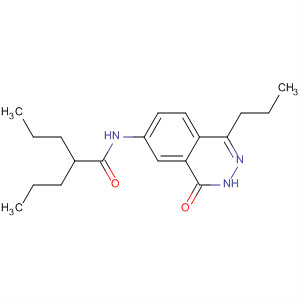 497255-32-0  Pentanamide, N-(3,4-dihydro-4-oxo-1-propyl-6-phthalazinyl)-2-propyl- 497255-32-0  Pentanamide, N-(3,4-dihydro-4-oxo-1-propyl-6-phthalazinyl)-2-propyl-