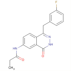 497256-06-1  Propanamide,N-[1-[(3-fluorophenyl)methyl]-3,4-dihydro-4-oxo-6-phthalazinyl]-