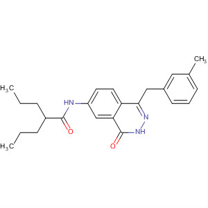 497256-24-3  Pentanamide,N-[3,4-dihydro-1-[(3-methylphenyl)methyl]-4-oxo-6-phthalazinyl]-2-propyl-