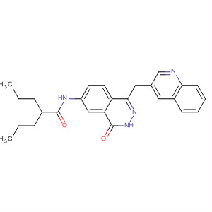 497256-60-7  Pentanamide,N-[3,4-dihydro-4-oxo-1-(3-quinolinylmethyl)-6-phthalazinyl]-2-propyl-