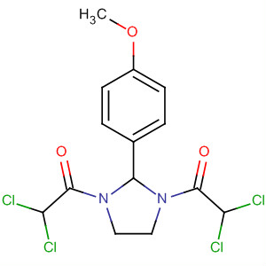 497258-28-3  Imidazolidine, 1,3-bis(dichloroacetyl)-2-(4-methoxyphenyl)-