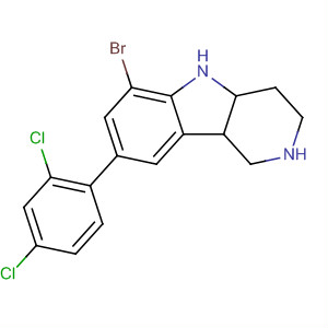 497261-08-2  1H-Pyrido[4,3-b]indole,6-bromo-8-(2,4-dichlorophenyl)-2,3,4,4a,5,9b-hexahydro-