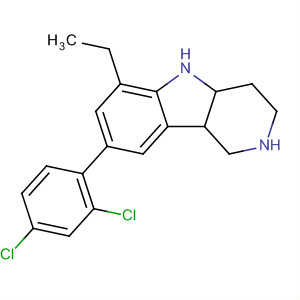 497261-30-0  1H-Pyrido[4,3-b]indole,8-(2,4-dichlorophenyl)-6-ethyl-2,3,4,4a,5,9b-hexahydro-