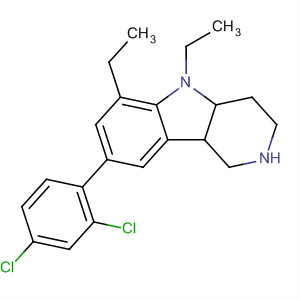497261-32-2  1H-Pyrido[4,3-b]indole,8-(2,4-dichlorophenyl)-5,6-diethyl-2,3,4,4a,5,9b-hexahydro-