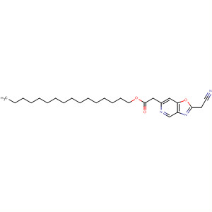 497265-10-8  Oxazolo[4,5-c]pyridine-6-acetic acid, 2-(cyanomethyl)-, hexadecyl ester