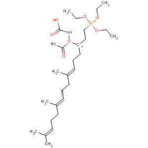 497265-73-3  Carbamic acid, [3-(triethoxysilyl)propyl]-,(3E,7E)-4,8,12-trimethyl-3,7,11-tridecatrienyl ester