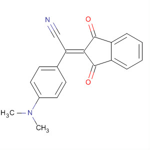 49764-75-2  Benzeneacetonitrile,a-(1,3-dihydro-1,3-dioxo-2H-inden-2-ylidene)-4-(dimethylamino)-