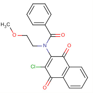 497818-06-1  Benzamide,N-(3-chloro-1,4-dihydro-1,4-dioxo-2-naphthalenyl)-N-(2-methoxyethyl)-