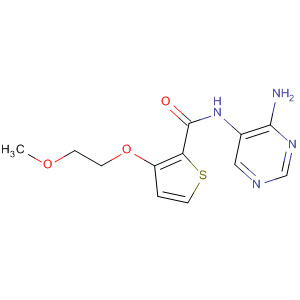 497825-87-3  2-Thiophenecarboxamide,N-(4-amino-5-pyrimidinyl)-3-(2-methoxyethoxy)-