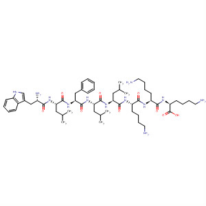 497830-14-5  L-Lysine,L-tryptophyl-L-leucyl-L-phenylalanyl-L-leucyl-L-leucyl-L-lysyl-L-lysyl-