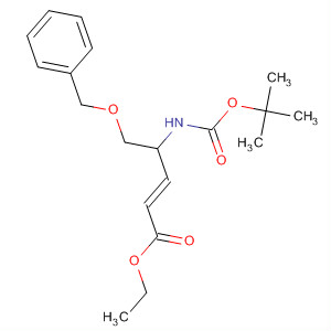 497831-01-3  2-Pentenoic acid,4-[[(1,1-dimethylethoxy)carbonyl]amino]-5-(phenylmethoxy)-, ethyl ester,(2E,4R)-
