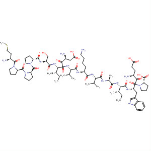 491828-03-6  L-Proline,L-methionyl-L-prolyl-L-prolyl-L-prolyl-L-seryl-L-a-aspartyl-L-isoleucyl-L-valyl-L-lysyl-L-valyl-L-alanyl-L-isoleucyl-L-a-glutamyl-L-tryptophyl- 491828-03-6  L-Proline,L-methionyl-L-prolyl-L-prolyl-L-prolyl-L-seryl-L-a-aspartyl-L-isoleucyl-L-valyl-L-lysyl-L-valyl-L-alanyl-L-isoleucyl-L-a-glutamyl-L-tryptophyl-