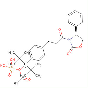 491831-46-0  Phosphonic acid,[[4-[3-oxo-3-[(4S)-2-oxo-4-phenyl-3-oxazolidinyl]propyl]phenyl]methyl]-,bis(1,1-dimethylethyl) ester
