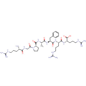 491833-11-5  L-Arginine, L-arginylglycyl-L-prolyl-L-alanyl-L-phenylalanyl-L-arginyl-