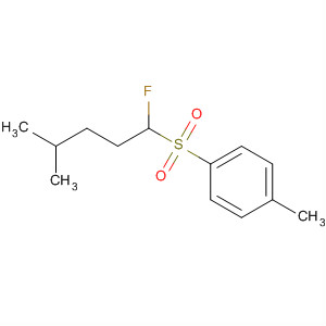 491836-90-9  Benzene, 1-[(1-fluoro-4-methylpentyl)sulfonyl]-4-methyl-