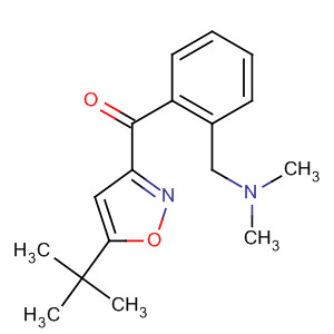 491851-10-6  Methanone,[2-[(dimethylamino)methyl]phenyl][5-(1,1-dimethylethyl)-3-isoxazolyl]-