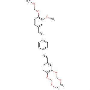491853-73-7  Benzene,1-[(1E)-2-[3,4-bis(methoxymethoxy)phenyl]ethenyl]-4-[(1E)-2-[3-methoxy-4-(methoxymethoxy)phenyl]ethenyl]-