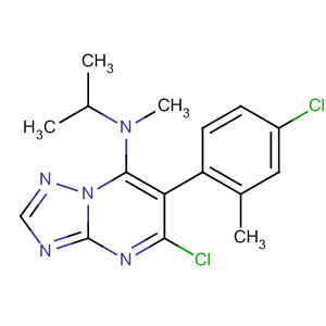 491855-16-4  [1,2,4]Triazolo[1,5-a]pyrimidin-7-amine,5-chloro-6-(4-chloro-2-methylphenyl)-N-methyl-N-(1-methylethyl)-