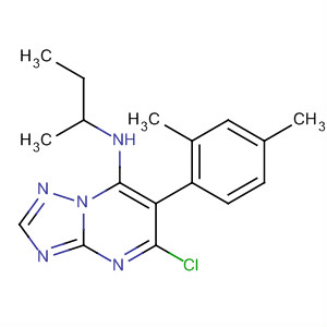 491855-30-2  [1,2,4]Triazolo[1,5-a]pyrimidin-7-amine,5-chloro-6-(2,4-dimethylphenyl)-N-(1-methylpropyl)-