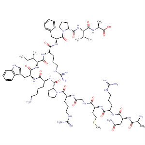 491859-47-3  L-Alanine,L-alanyl-L-asparaginyl-L-arginyl-L-methionylglycyl-L-arginyl-L-prolyl-L-lysyl-L-tryptophyl-L-isoleucyl-L-arginyl-L-phenylalanyl-L-prolyl-L-valyl-