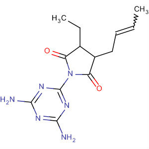 491861-06-4  2,5-Pyrrolidinedione,3-(2-butenyl)-1-(4,6-diamino-1,3,5-triazin-2-yl)-4-ethyl-