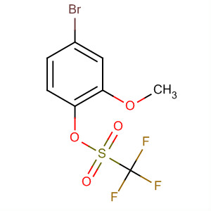 491862-02-3  Methanesulfonic acid, trifluoro-, 4-bromo-2-methoxyphenyl ester 491862-02-3  Methanesulfonic acid, trifluoro-, 4-bromo-2-methoxyphenyl ester