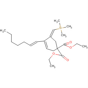 491862-42-1  3-Cyclohexene-1,1-dicarboxylic acid,4-(1Z)-1-heptenyl-5-[(trimethylsilyl)methylene]-, diethyl ester, (5E)-