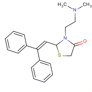 491864-78-9  4-Thiazolidinone, 3-[2-(dimethylamino)ethyl]-2-(2,2-diphenylethenyl)-