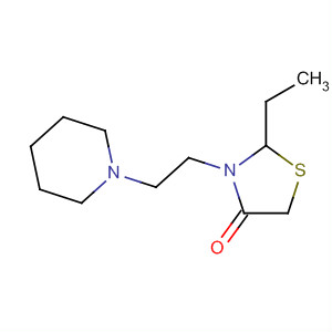 491865-49-7  4-Thiazolidinone, 2-ethyl-3-[2-(1-piperidinyl)ethyl]-