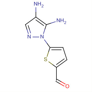 491872-52-7  2-Thiophenecarboxaldehyde, 5-(4,5-diamino-1H-pyrazol-1-yl)-