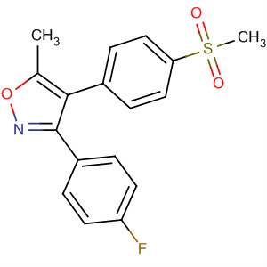 491876-07-4  Isoxazole, 3-(4-fluorophenyl)-5-methyl-4-[4-(methylsulfonyl)phenyl]-