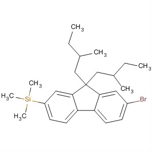 491880-67-2  Silane, [7-bromo-9,9-bis(2-methylbutyl)-9H-fluoren-2-yl]trimethyl-