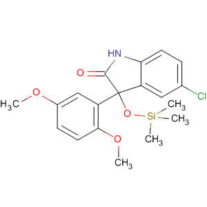 492430-45-2  2H-Indol-2-one,5-chloro-3-(2,5-dimethoxyphenyl)-1,3-dihydro-3-[(trimethylsilyl)oxy]-