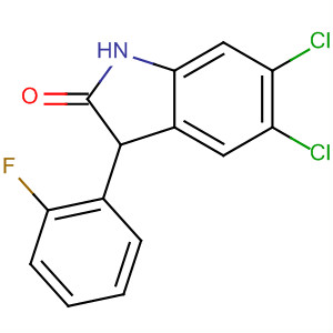 492430-95-2  2H-Indol-2-one, 5,6-dichloro-3-(2-fluorophenyl)-1,3-dihydro-