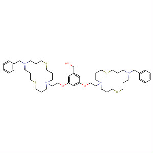 492444-86-7  Benzenemethanol,3,5-bis[2-[13-(phenylmethyl)-1,9-dithia-5,13-diazacyclohexadec-5-yl]ethoxy]-