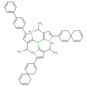 492446-91-0  Borane, tris[5-[1,1'-biphenyl]-4-yl-3-(1-methylethyl)-2-thienyl]-