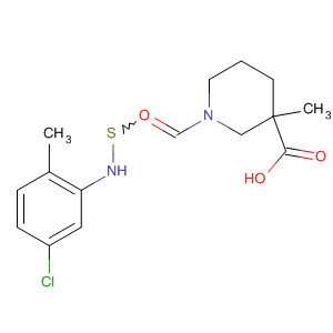 492450-81-4  3-Piperidinecarboxylic acid,1-[[(5-chloro-2-methylphenyl)amino]thioxomethyl]-3-methyl-