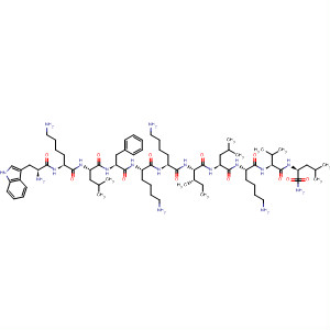492453-99-3  L-Leucinamide,L-tryptophyl-L-lysyl-L-leucyl-L-phenylalanyl-L-lysyl-L-lysyl-L-isoleucyl-L-leucyl-L-lysyl-L-valyl-