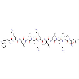 492454-05-4  L-Leucinamide,L-tryptophyl-L-lysyl-L-leucyl-L-leucyl-L-lysyl-L-lysyl-L-isoleucyl-L-leucyl-L-lysyl-L-isoleucyl-