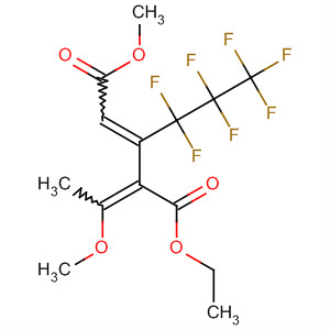 492458-62-5  2-Pentenedioic acid, 3-(heptafluoropropyl)-4-(1-methoxyethylidene)-,5-ethyl 1-methyl ester