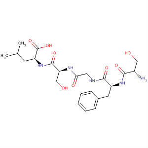 492458-81-8  L-Leucine, L-seryl-L-phenylalanylglycyl-L-seryl-