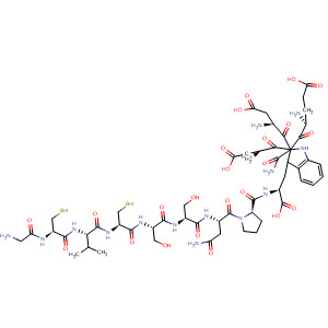 492459-39-9  L-Tryptophanamide,glycyl-L-cysteinyl-L-valyl-L-cysteinyl-L-seryl-L-seryl-L-asparaginyl-L-prolyl-L-a-glutamyl-L-a-aspartyl-L-a-aspartyl- 492459-39-9  L-Tryptophanamide,glycyl-L-cysteinyl-L-valyl-L-cysteinyl-L-seryl-L-seryl-L-asparaginyl-L-prolyl-L-a-glutamyl-L-a-aspartyl-L-a-aspartyl-