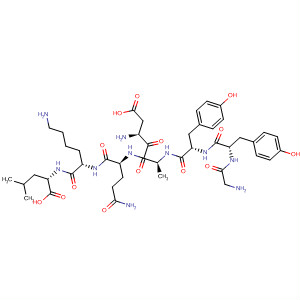492460-06-7  L-Leucine,glycyl-L-tyrosyl-L-tyrosyl-L-a-aspartyl-L-alanyl-L-glutaminyl-L-lysyl-