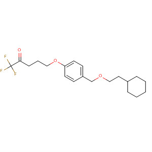 492463-05-5  2-Pentanone, 5-[4-[(2-cyclohexylethoxy)methyl]phenoxy]-1,1,1-trifluoro-