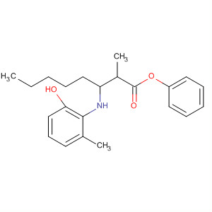 492466-18-9  Octanoic acid, 3-[(2-hydroxy-6-methylphenyl)amino]-2-methyl-, phenylester, (2S,3R)-