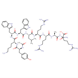 492468-36-7  L-Argininamide,N-acetyl-L-tyrosyl-L-lysyl-L-tryptophyl-L-tryptophyl-L-leucyl-L-arginyl-L-arginyl-D-alanyl-