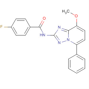 492469-01-9  Benzamide,4-fluoro-N-(8-methoxy-5-phenyl[1,2,4]triazolo[1,5-a]pyridin-2-yl)-